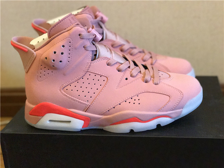 jordan 6 AJ 6 pink 40.5 47.56F68