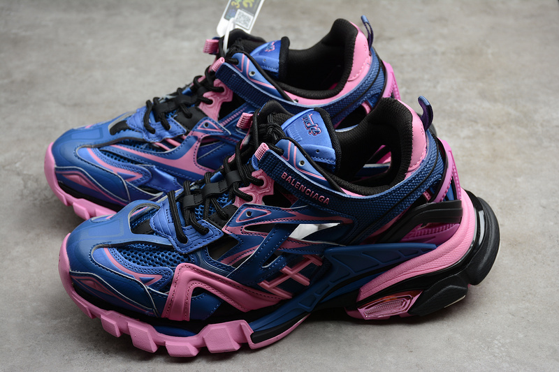 BALENCIAGA TRACK 【750】[ECBA8804230A]-[BA﹡LEN﹡CIAGA TRACK 2.0 NAVY BLUE∕PINK∕BLACK]-[WOMAN︰35-3