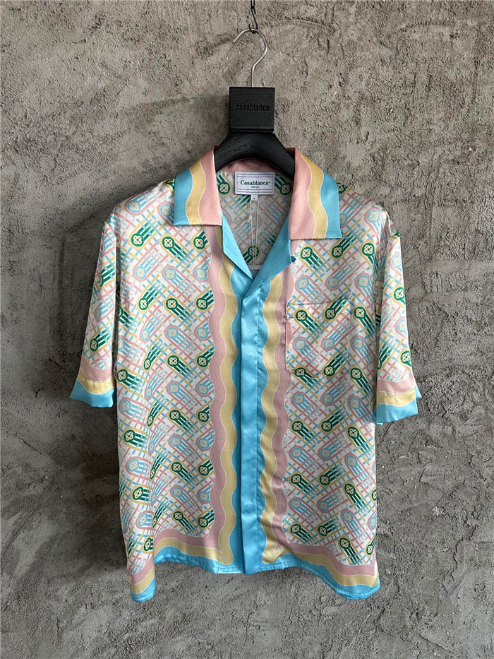 CASABLANCA Clothes CASABLANCA Silk Shirt Top Version(6FB7)