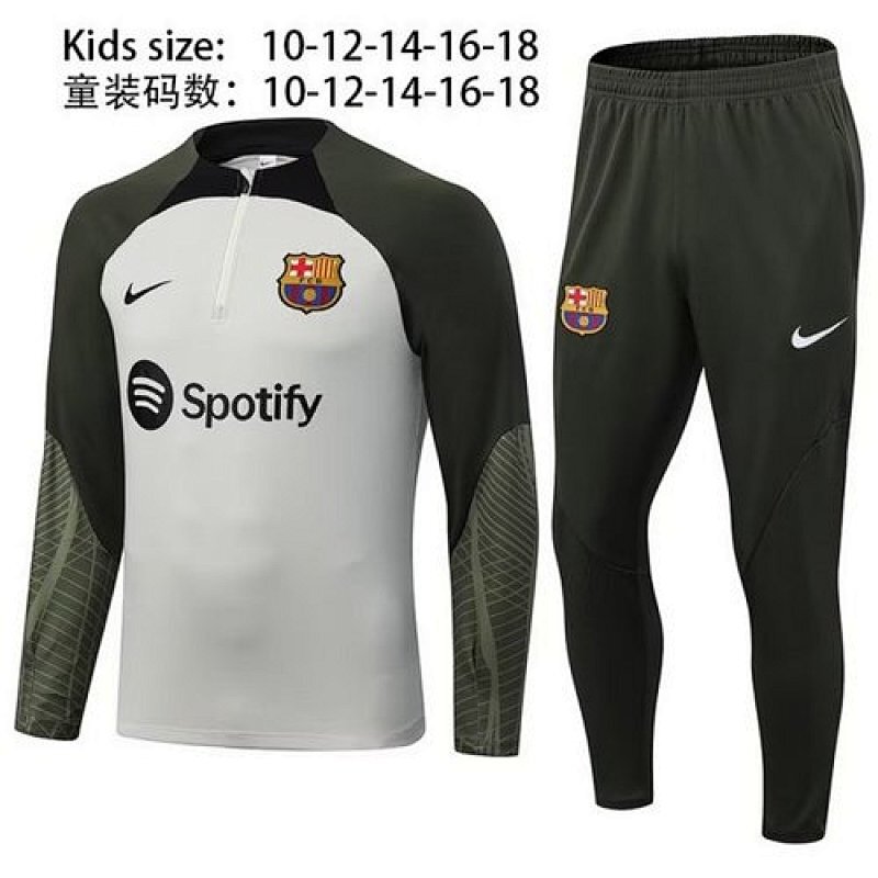 jersey 23∕24 Messi GRIEZMANN Kids Long Sleeve Training Suit(6F94)