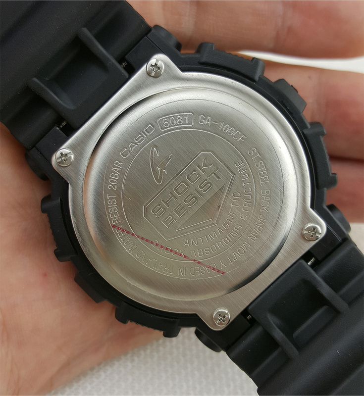 g shock original Casio.G Shock.GA100CF black5FD1