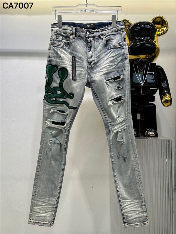 2023 A﹡iri Jeans Top Version(E87E) 2024ss amiri jeans top version