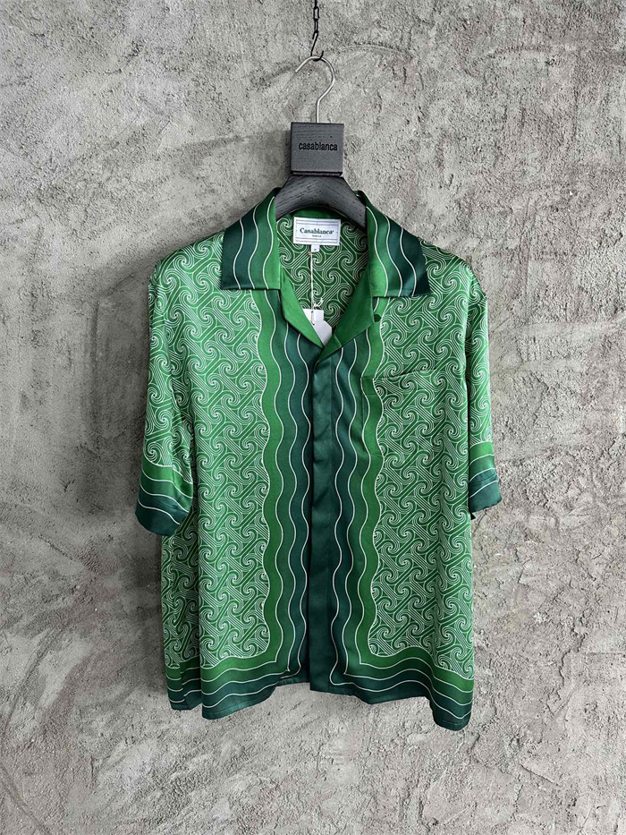 CASABLANCA Clothes CASABLANCA Silk Shirt Top Version(1A9E)