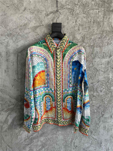 casablanca 11 CASABLANCA Silk Shirt Top Version 170 10A6