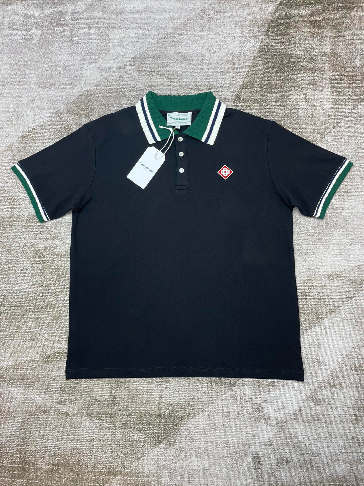 CASABLANCA Clothes CASABLANCA Polo Shirt Top Version(85A6)