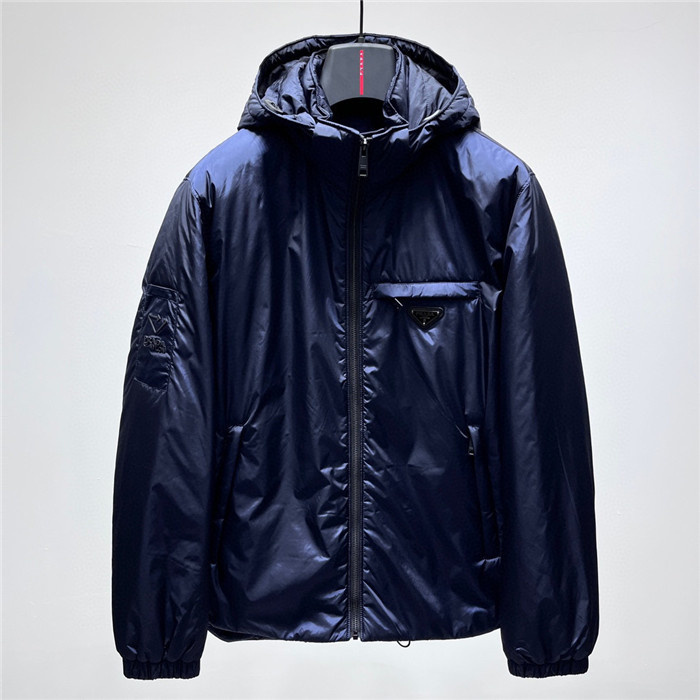 prada 2023fw P ADA Cotton padded Jacket Top VersionEF1C