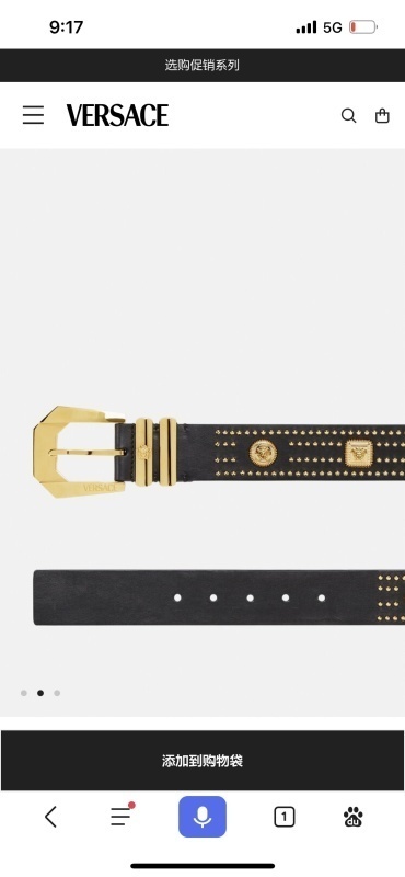 Versace The belt -VERSACE 05223EC
