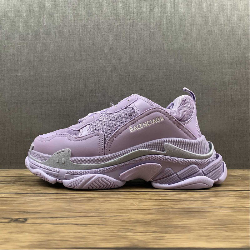 triple s 470 BA LEN CIAGA TRIPLE S SNEAKERS PURPLE PURPLE PURPLE WOMAN 35 40 FFF1