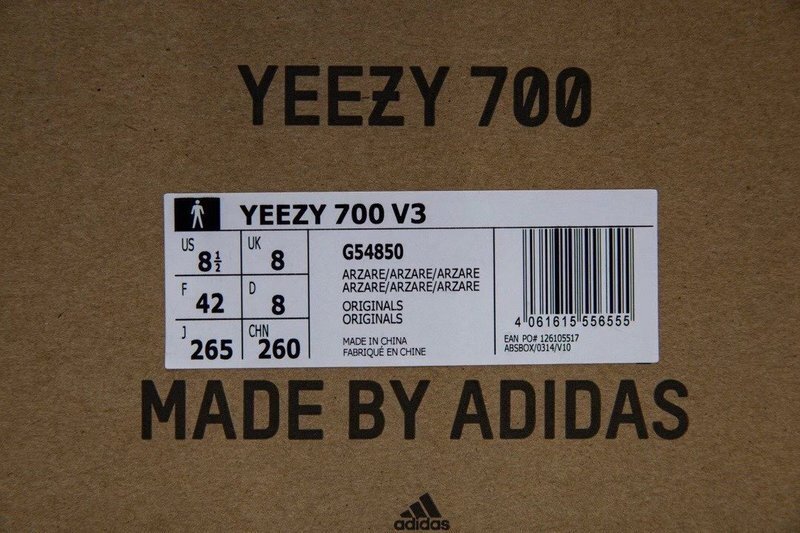 h12 【500】[G54850]-[H12 YEEZY BOOST 700 V3 ARZARETH ARZARETH∕ARZARETH∕ARZARETH]-[WOMA