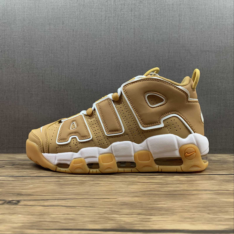 uptempo 340 DQ4713 700 AIR MORE UPTEMPO WHEAT WHEAT WHITE WOMAN 36 39 MAN 40 45 6AD2