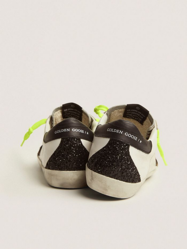 golden goose Super-Star LTD sneakers with animal-print pony skin tongue and star(1D78)
