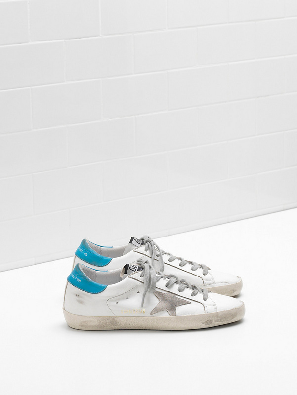 golden goose SUPERSTAR Sneakers G32WS590.E84 Upper in calf leather Suede star Logo lettering