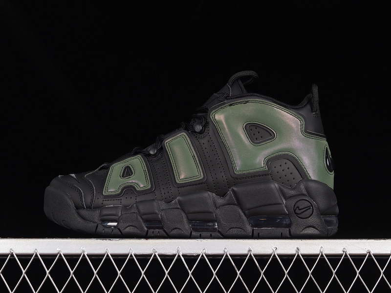 uptempo 350 922845 001 AIR MORE UPTEMPO GS REFLECTIVE BLACK BLACK WOLF GREY WOMAN 36 39 MAN 4