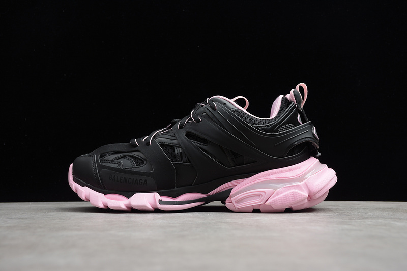 BALENCIAGA TRACK 【680】[ECBL000426C]-[BA﹡LEN﹡CIAGA TRACK 3.0 SNEAKER BLACK∕BLACK∕PINK]-[UNISEX︰
