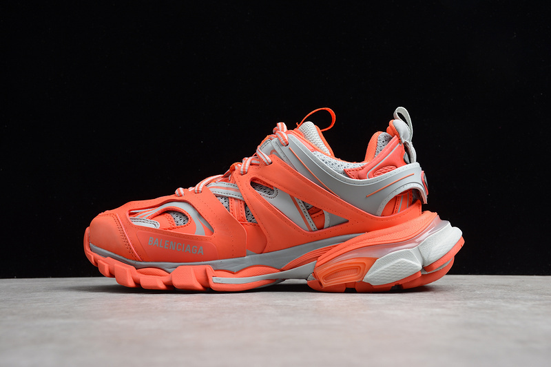 BALENCIAGA TRACK 【580】[ECBA8208238]-[GZ BA-LEN-CIAGA TRACK 3.0 SNEAKER ORANGE∕GREY]-[UNISEX︰36