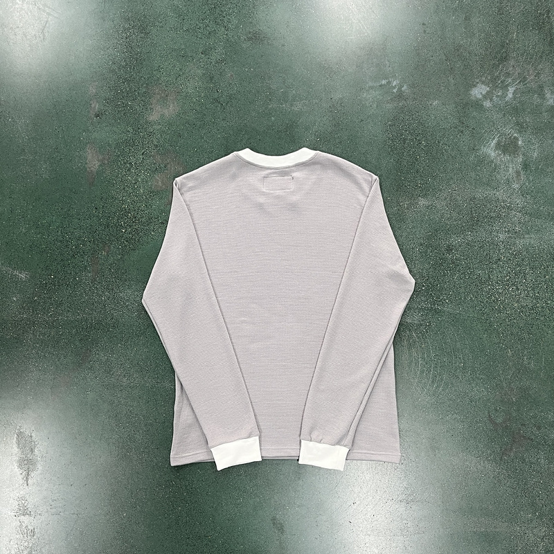 goat 89 ALCATRAZ WAFFLE LONGSLEVE Grey6551