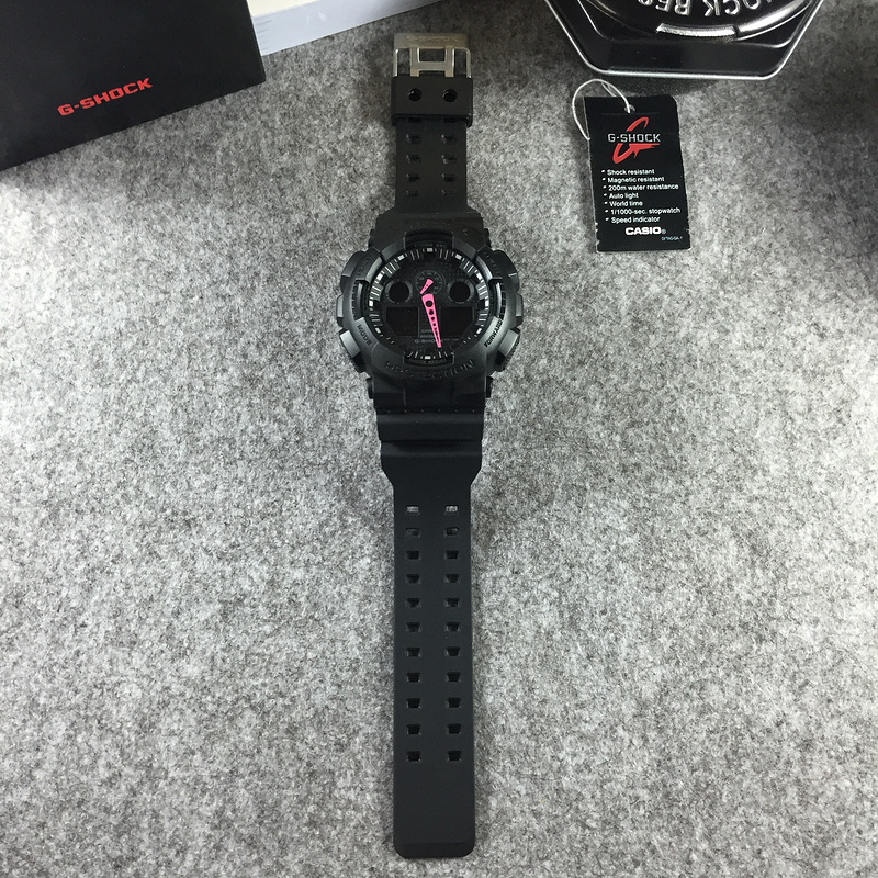 g shock original Casio G Shock Watch G SHOCK black and pinkB8EA