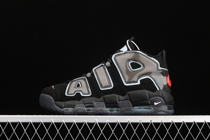 uptempo 340 DJ4633 010 AIR MORE UPTEMPO 96 QS BLACK CHILE RED BLACK WOMAN 36 39 MAN 40 45 A53