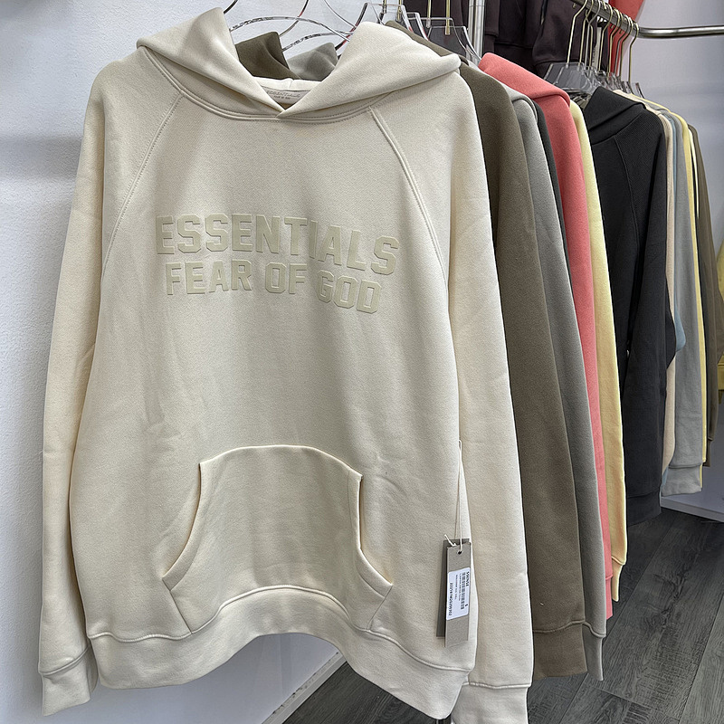 Fear of God FOG328 FOG Essentials SS23 Flocking Letters Hoodies 290CNY(7051)