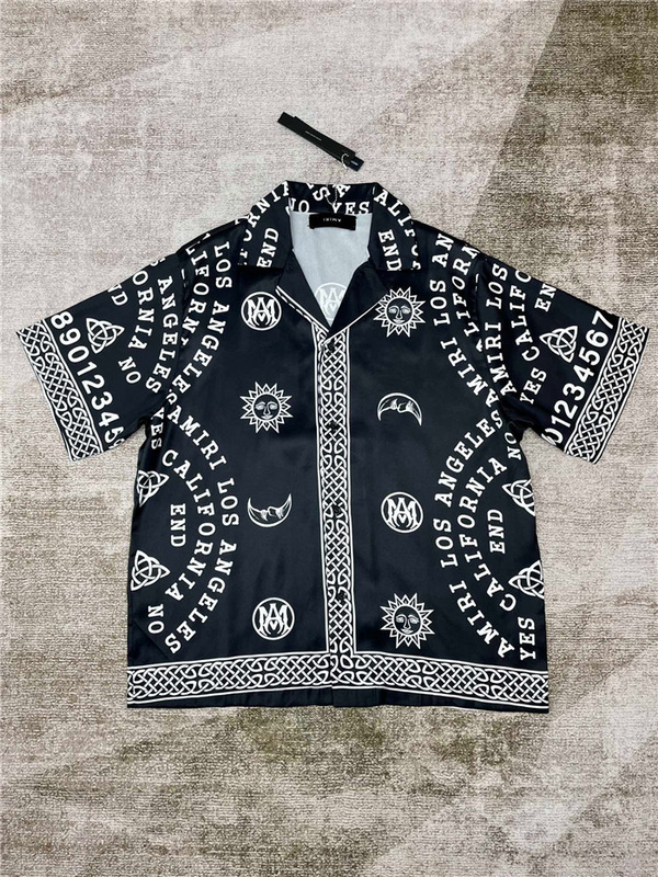 2023SS A﹡iri Shirt top version(777E) amiri clothes