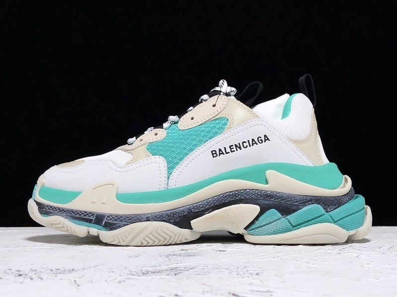 BALENCIAGA TRIPLE S [ZH TRIPLE S SNEAKER DADSHOE BLUE∕GREY∕WHITE]-[WOMAN︰35-39](9CF2)