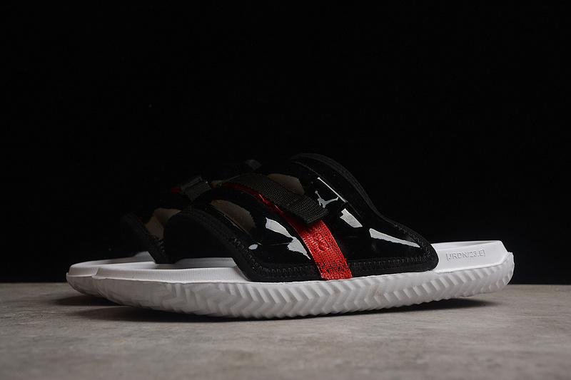 Sandal 【200】[DM1683-061]-[AIR JORDAN SUPER PLAY SLIDE BLACK∕WHITE∕OFF NOIR∕UNIVERSITY R