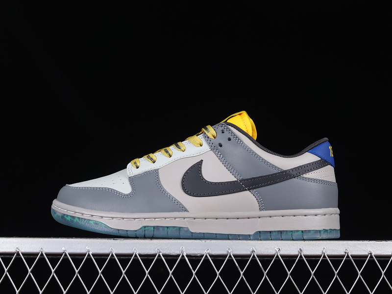 dunk 330 DR6187 001 DUNK LOW NORTH CAROLINA A T COOL GREY YELLOW BLUE BLACK SAIL UNISEX 36 47
