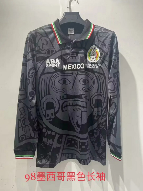 retro jersey Mexico LS retro jerseys 1998 maglia calcio maillot football camisetas futbol1BB1
