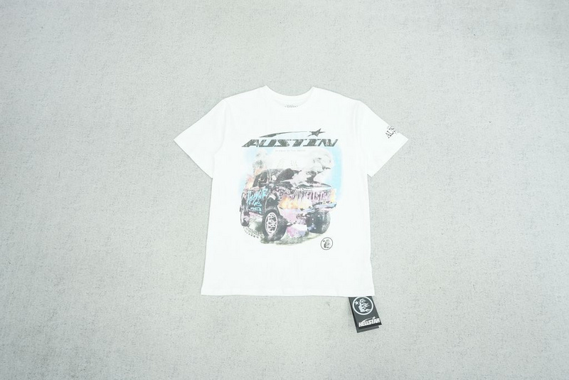 ￥118 Hellstar Post Malone Austin Tee(3E65) hellstar
