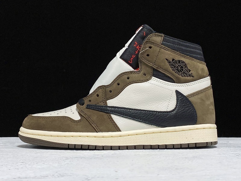 jordan 1 490 CD4487 100 GET AIR JORDAN 1 HIGH TRAVIS SCOTT SP DARK MOCHA BLACK MAN 40 47.5 84