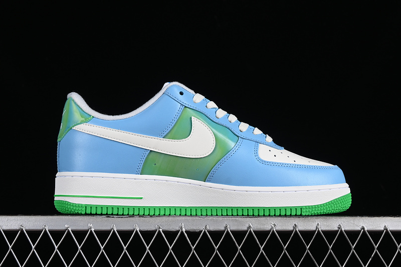 air force 1 280 FZ4032 407 AIR FORCE 1 07 LOW AQUARIUS BLUE SAIL GREEN SHOCK VAPOR GREEN UNIS