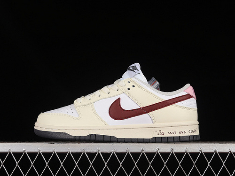 dunk 280 DD1503 117 DUNK LOW SB WHITE BEIGE RED WOMAN 36 40 0A27