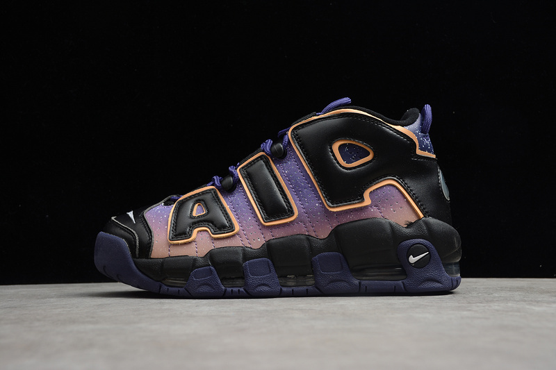 uptempo 340 553546 018 AIR MORE UPTEMPO DUSK TO DAWN BLACK PURPLE ORANGE UNISEX 36 45 2E7E