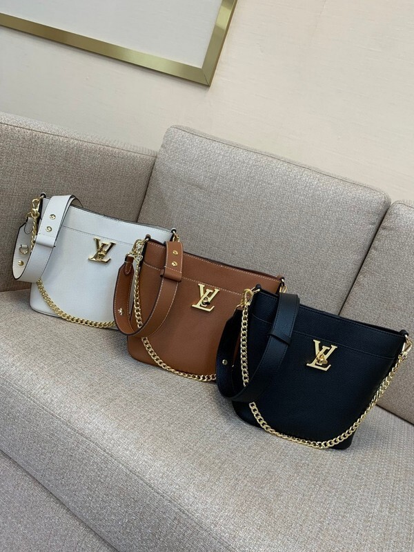 shoulder bag Louis vuitton Lock and Walk genuine leather bag for women shoulder bag5F6D