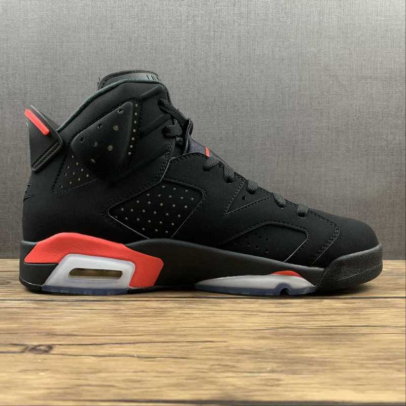 jordan 6 550 384664 060 AIR JORDAN 6 RETRO INFRARED 2019 BLACK INFRARED 23 BLACK MAN 40 47.5