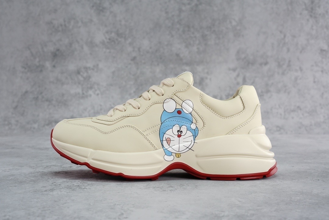 GUCCI SHOES DORAEMON X GUCCI RHYTON SNEAKER 655025(190 USD)(28AF)
