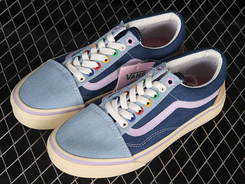 [VN0A5JMI6GL]-[EMMA MULHOLLAND ON HOLIDAY OLD SKOOL BLUE∕PURPLE∕NAVY BLUE-BEIGE]...(96AA)