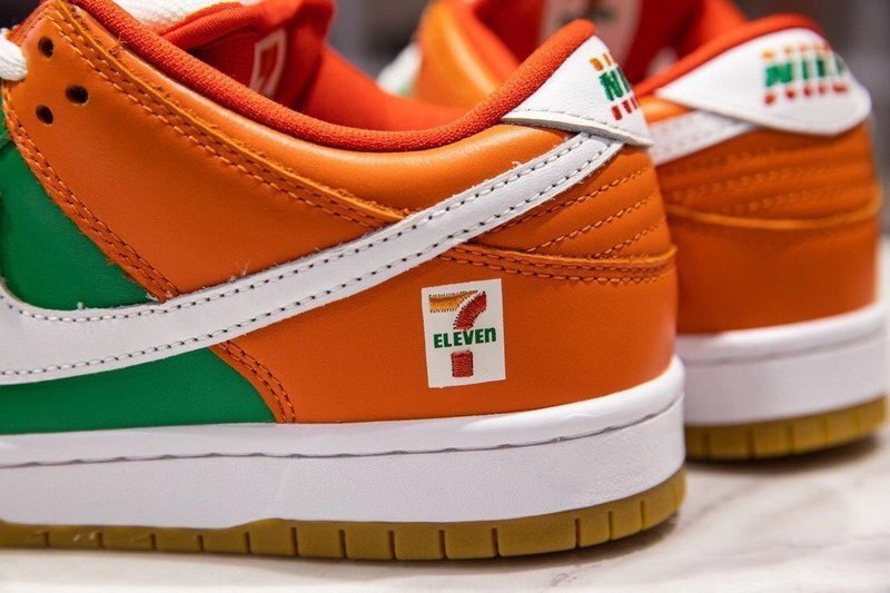 h12 【450】[CZ5130-600]-[H12 7-ELEVEN X DUNK LOW SB ORANGE PEEL∕PINE GREEN∕UNIVERSITY