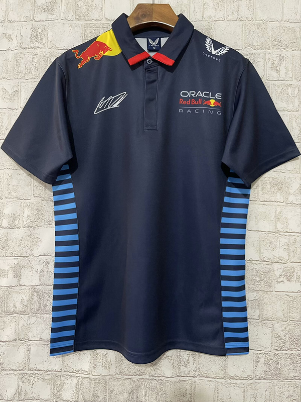 mercedes Red Bull 2024 F1 blue polo shirt 1A9DE