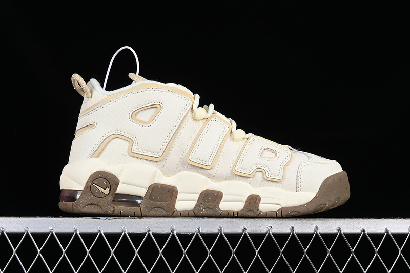 uptempo 340 DX1939 100 AIR MORE UPTEMPO 96 QS WHITE GREY BROWN WOMAN 36 39 MAN 40 45 C51F