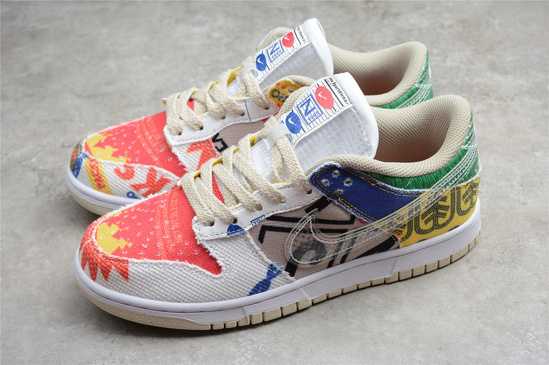 dunk 420 DA6125 900 SB DUNK LOW CITY MARKET MULTI COLOR MULTI COLOR WOMAN 36 39 MAN 40 47 F7E