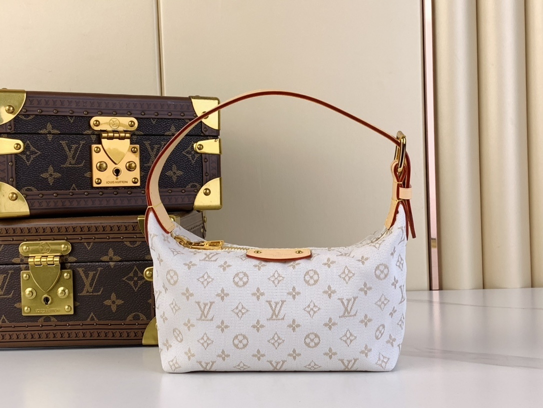 LV-Handbags M12433 White flowers(F01B)
