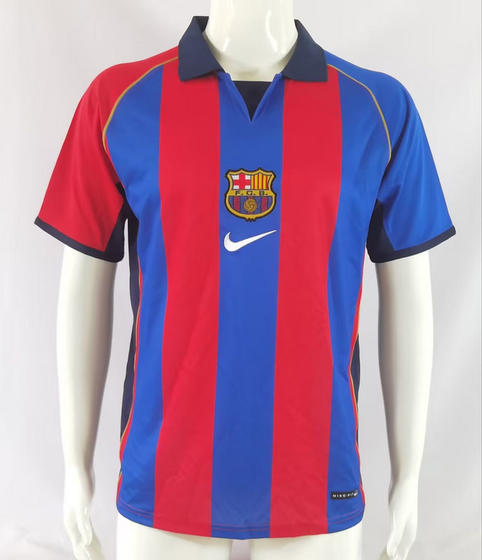 jersey 01∕02 Messi GRIEZMANN Home Retro Soccer Jerseys(8916)