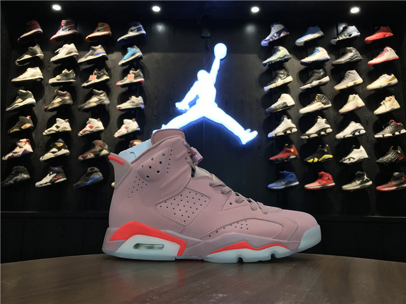 jordan 6 Air Jordan 6 Millennial Pink 384664 031 40.5 47.5BA10