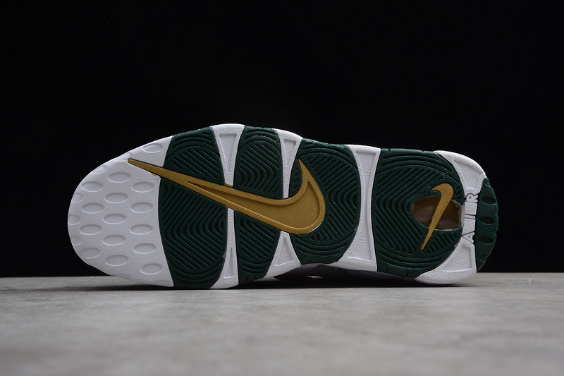 uptempo AJ3139 100 AIR MORE UPTEMPO ATLANTA WHITE GORGE GREEN METALLIC GOLD MAN 40 47.5 OG002