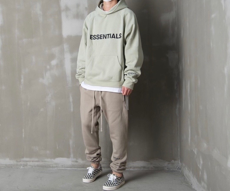 Fear of God FOG216 Fog Mustard Green Hoodie(5FC0)