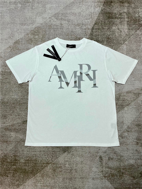 2024SS A﹡iri T Shirt Top Version(E924) amiri clothes