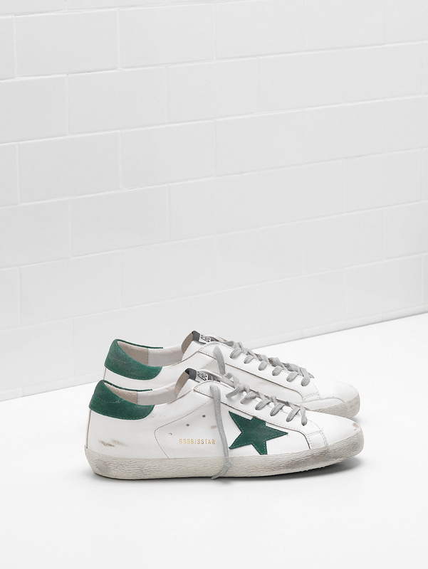 golden goose SUPERSTAR Sneakers G33MS590.L24 Upper in calf leather Star and heel are in suede