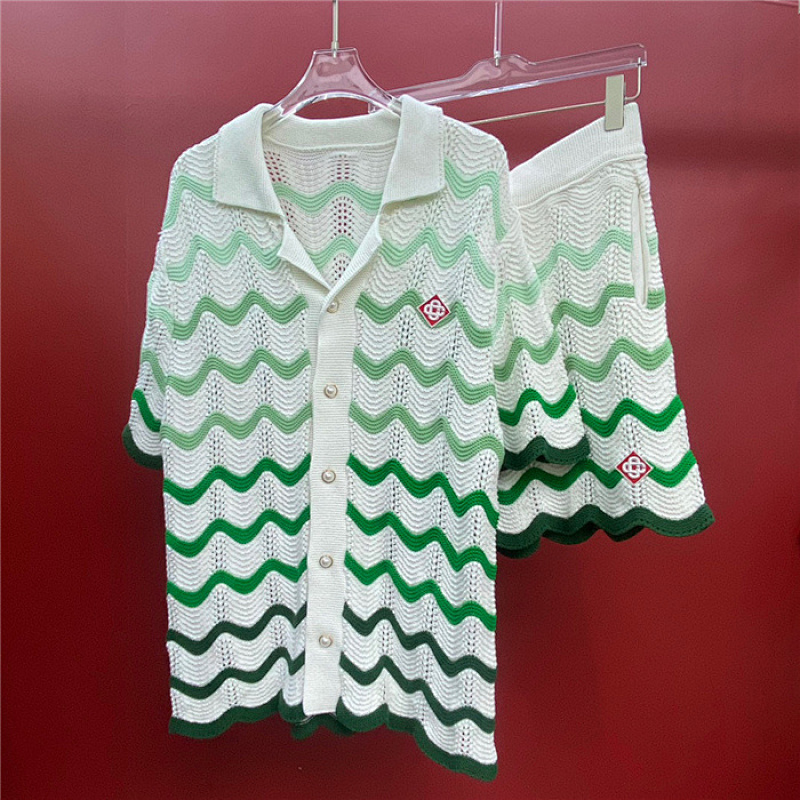 CASABLANCA Clothes 2024 CASABLANCA Shirt∕Shorts Top Version(0EDF)