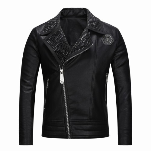PHILIPP PLEIN- Philipp Plein Leather Jacket672E